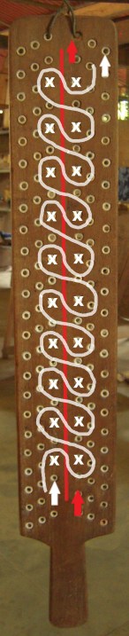 #2 red path is right index finger; white path is thumb following