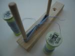 jig for tying string heddles